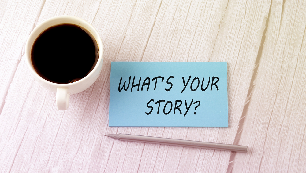 Storytelling for your business, coffee and question, What's your story?